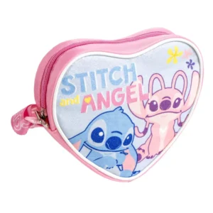 Lilo en Stitch tas Angel 15 x 12 cm - Roze - 15 x 12 cm - Polyester