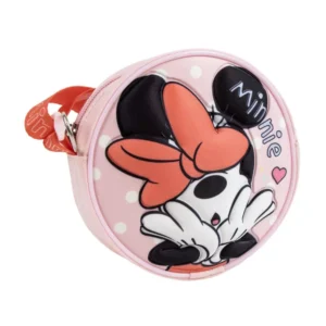 Disney Minnie Mouse tas Peek 3D 13 x 13 cm - Roze - 13 x 13 cm - Polyester
