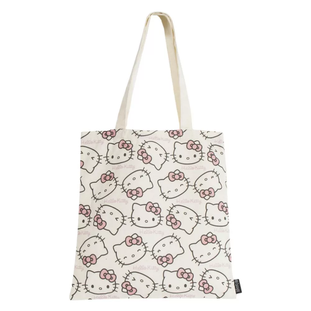 Hello Kitty tas 36 x 40 cm - Wit - 36 x 40 cm - Polyester