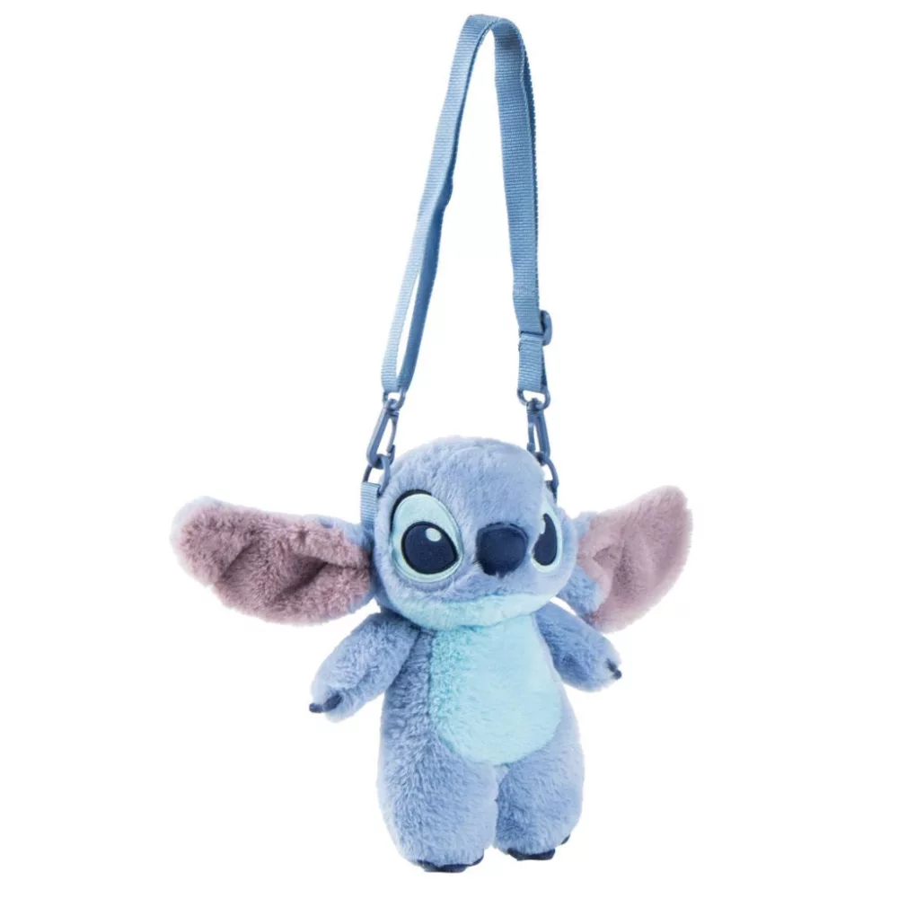 Lilo en Stitch tas Cute plushy 28 cm - Blauw - 28 cm - Polyester