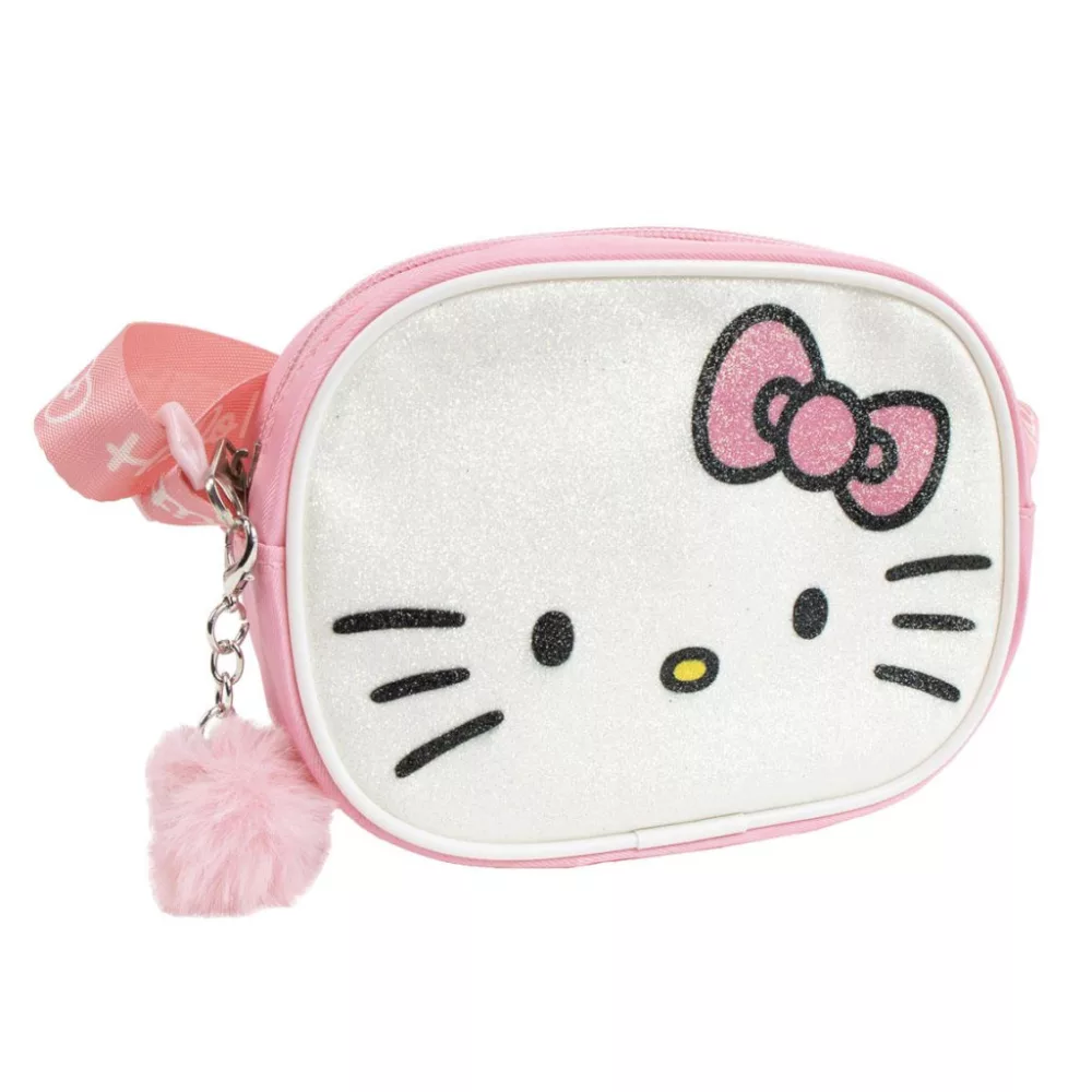 Hello Kitty tas Whiskers 15 x 11 cm - Wit - 15 x 11 cm - Polyester