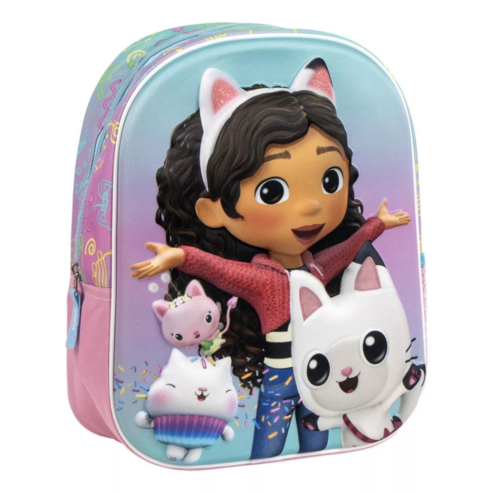 Gabby's Dollhouse tas Fun 3D 31 x 25 cm - Multicolor - 31 x 25 cm - Polyester