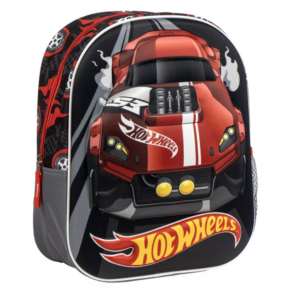 Hot Wheels tas Turbo 3D 31 x 25 cm - Zwart - 31 x 25 cm - Polyester