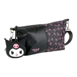Hello Kitty tas Black Kuromi wallet 27 x 17 cm - Zwart - 27 x 17 cm - Polyester