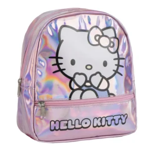 Hello Kitty tas Iridescent holographic 23 cm - Roze - 23 cm - Polyester