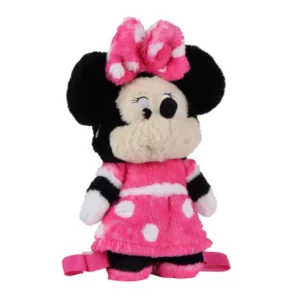 Disney Minnie Mouse tas Pinky plush 30 cm - Roze - 30 cm - Polyester