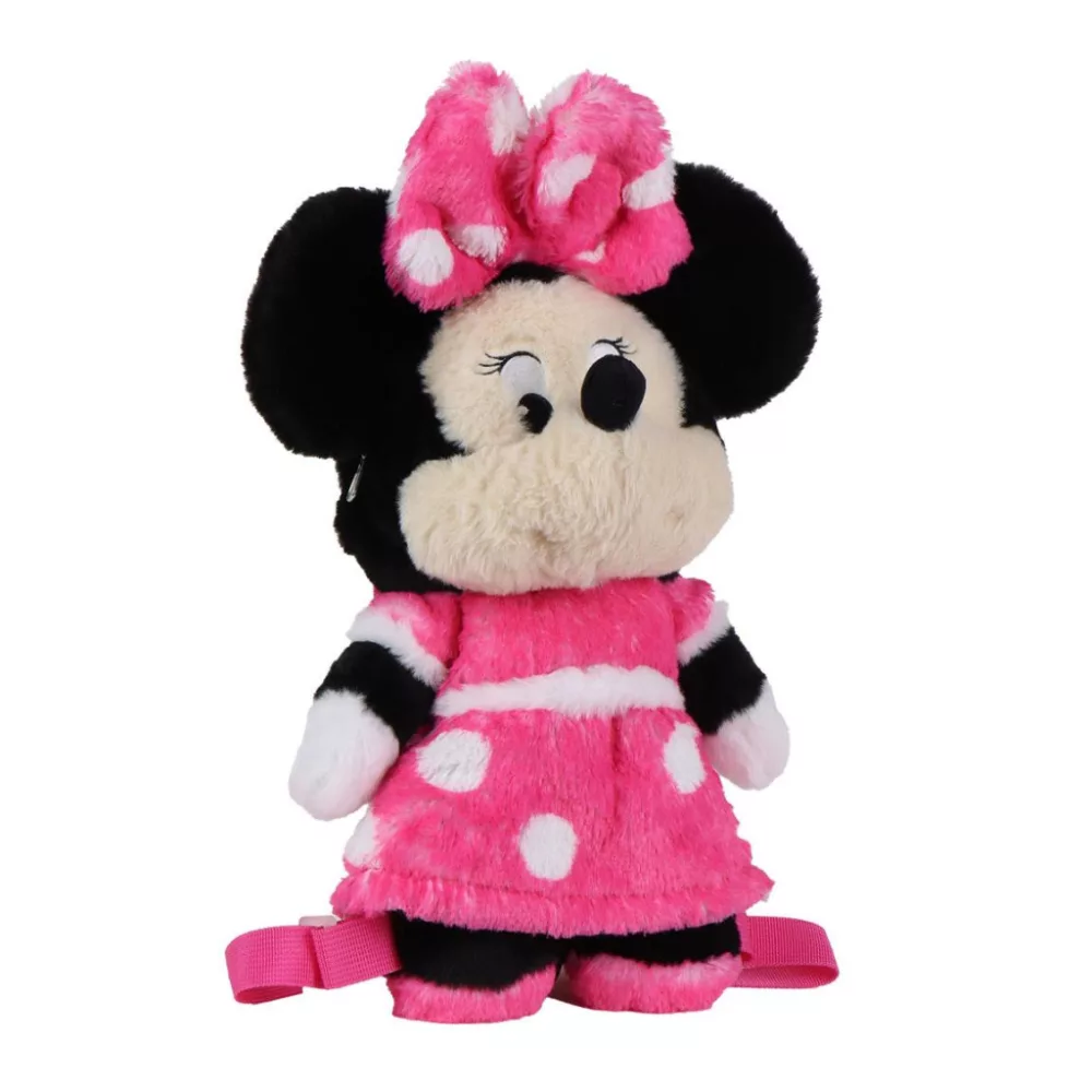 Disney Minnie Mouse tas Pinky plush 30 cm - Roze - 30 cm - Polyester