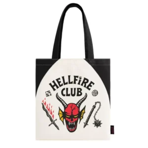 Stranger Things tas Hellfire Club 36 x 40 cm - Zwart - 36 x 40 cm - Polyester