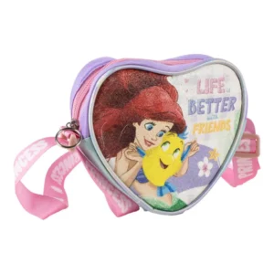 Disney Princess tas Life is Better glitter 15 x 14 cm - Multicolor - 15 x 14 cm - Polyester