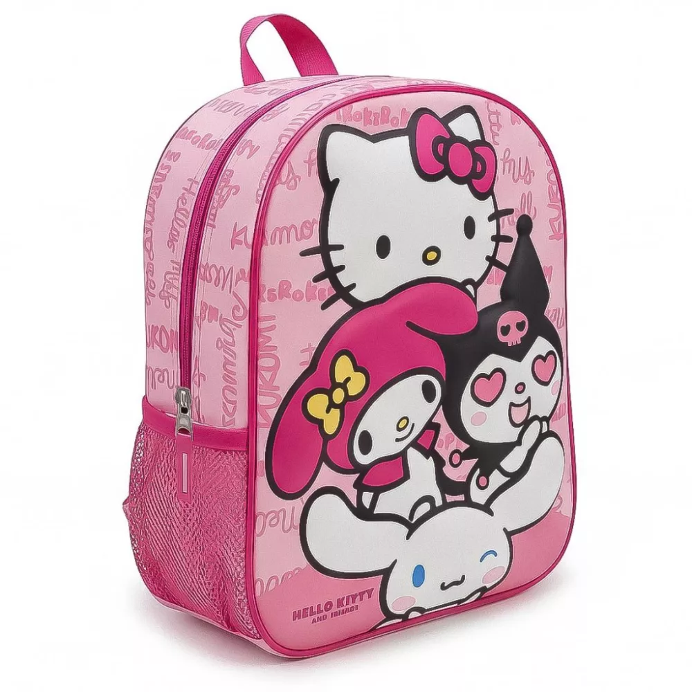 Hello Kitty tas Kawaii Cuties 3D 30 x 25 x 12 cm - Roze - 30 x 25 x 12 cm - Polyester