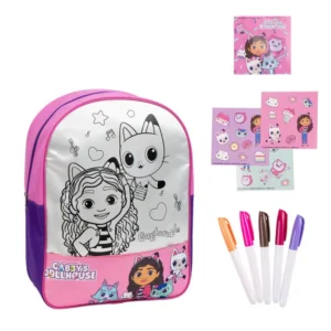 Gabby's Dollhouse tas Gabdorable Colorable 38 cm - Multicolor - 38 cm - Polyester