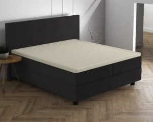 Dreamhouse hoeslaken Creme 160/180 x 200/220 cm - Crème - 100% Katoen gebreid