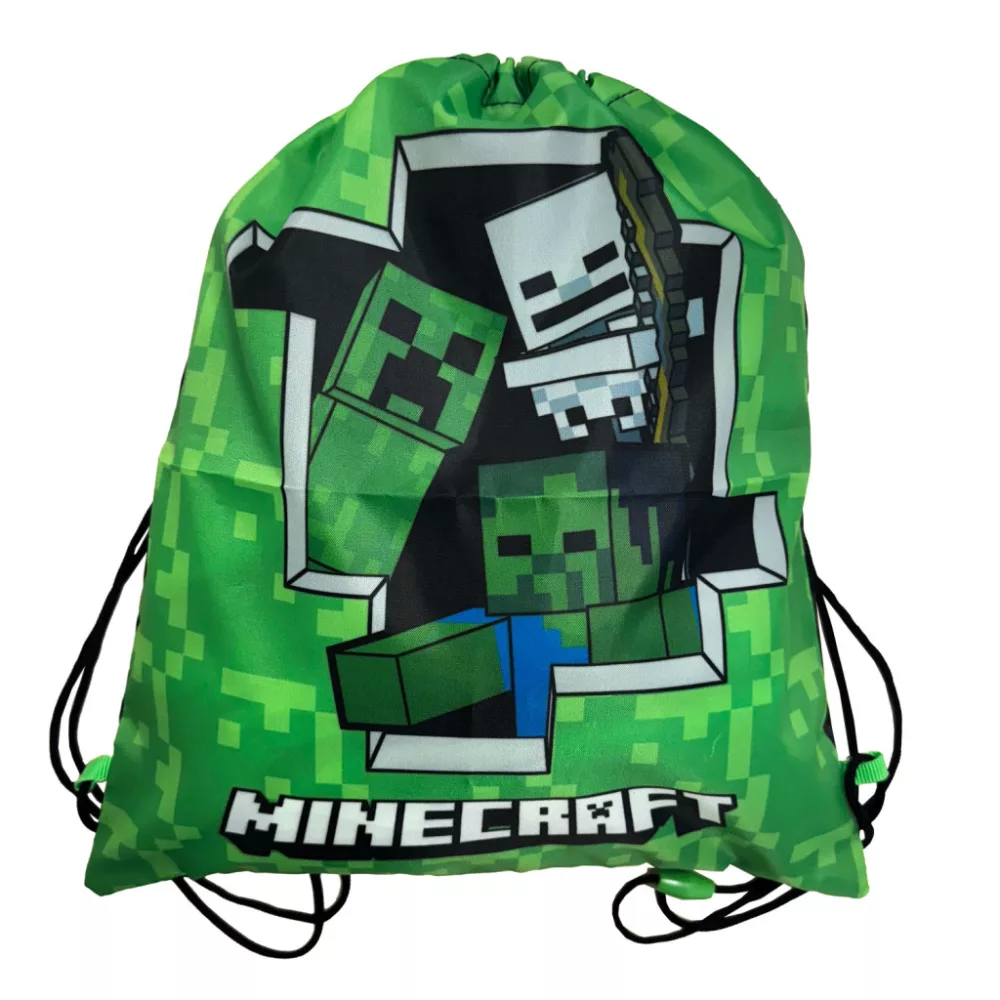Minecraft tas Creeper 32 x 37 cm - Groen - 32 x 37 cm - Polyester