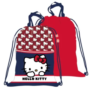 Hello Kitty tas Red Bow Deluxe 45 x 35 cm - Blauw - 45 x 35 cm - Polyester