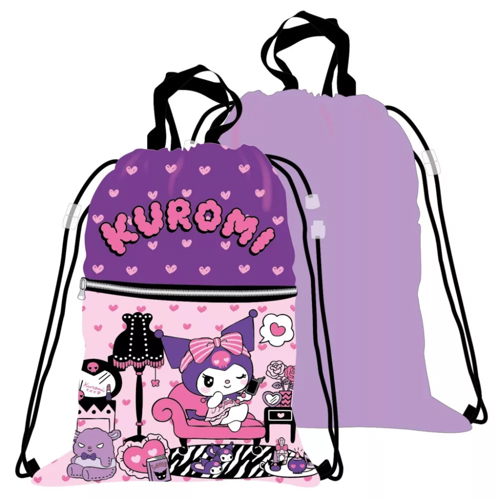 Hello Kitty tas Kuromi Deluxe 45 x 35 cm - Paars - 45 x 35 cm - Polyester