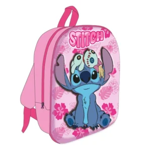 Lilo en Stitch tas Pink Mischief 3D 30 x 26 x 10 cm - Roze - 30 x 26 x 10 cm - Polyester