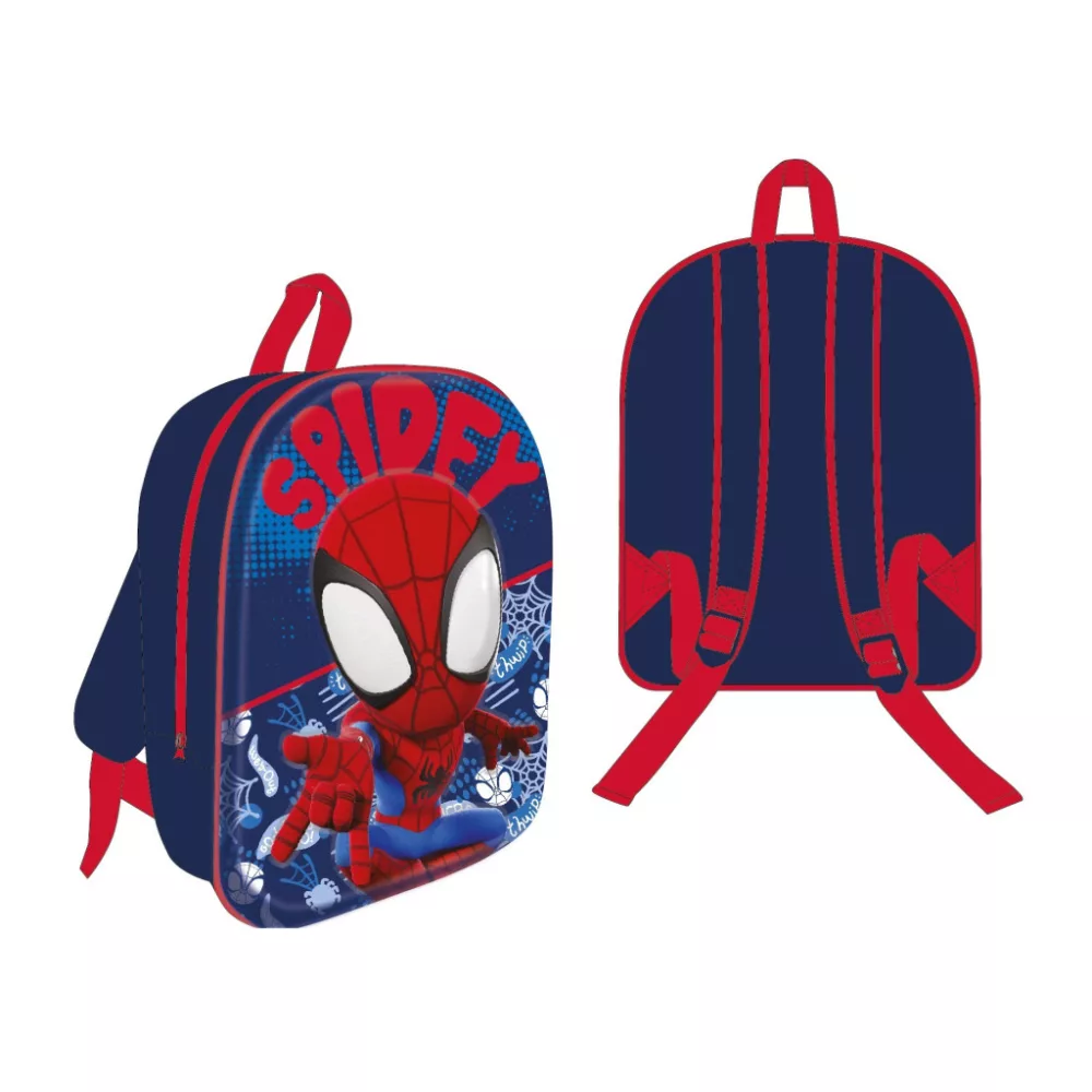 Spiderman tas Spidey Web Out 3D 30 x 26 x 10 cm - Blauw - 30 x 26 x 10 cm - Polyester