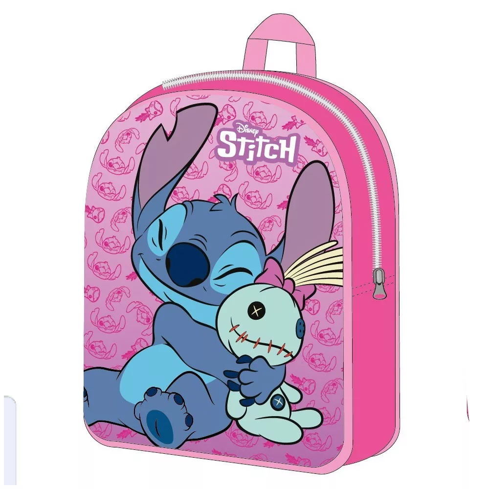 Lilo en Stitch tas Scrump 30 x 26 x 10 cm Pink - Roze - 30 x 26 x 10 cm - Polyester