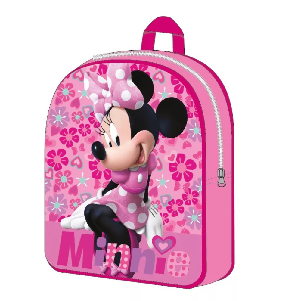 Disney Minnie Mouse tas Flowers 30 x 26 x 10 cm Pink - Roze - 30 x 26 x 10 cm - Polyester - foto 1