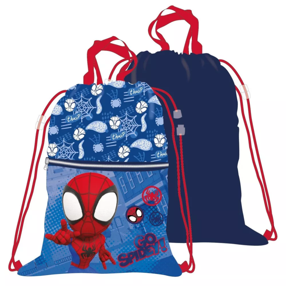 Spiderman tas Spidey Style Deluxe 45 x 35 cm - Blauw - 45 x 35 cm - Polyester