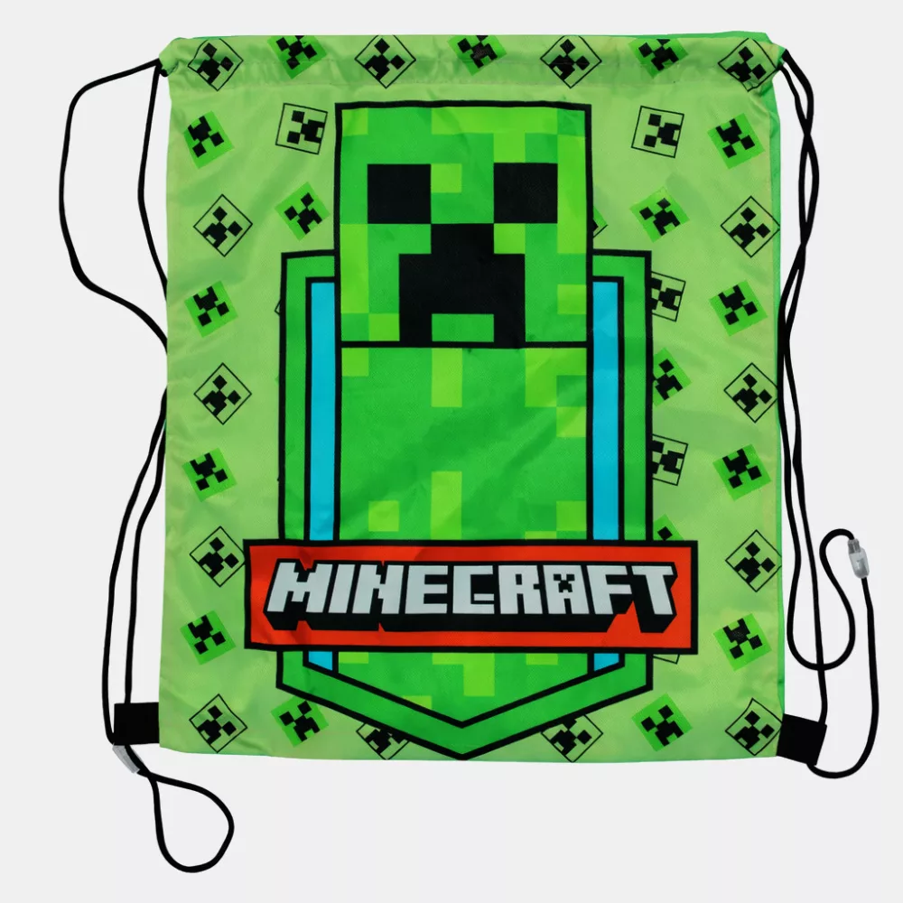 Minecraft tas Green Zone 40 x 35 cm - Groen - 40 x 35 cm - Polyester