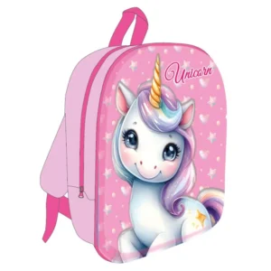 Sweet Home tas Unicorn Star 3D 30 x 26 x 10 cm - Roze - 30 x 26 x 10 cm - Polyester