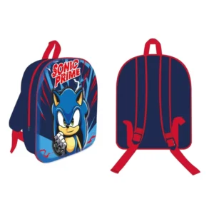 Sonic tas Chaos Dash 3D 30 x 26 x 10 cm - Blauw - 30 x 26 x 10 cm - Polyester