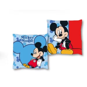 Disney Mickey Mouse sierkussen Timeless Velour 38 cm - Blauw - 38 cm - Polyester
