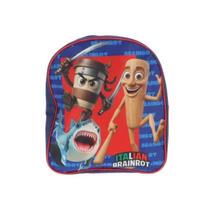 Sweet Home tas Brainrot Italian 30 x 26 x 10 cm - Blauw - 30 x 26 x 10 cm - Polyester