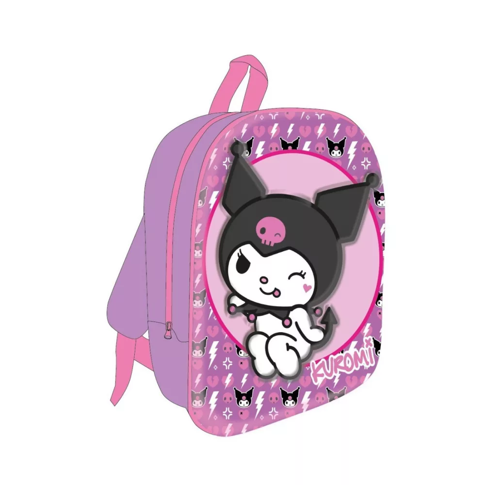Hello Kitty tas Rebel Heart 3D 30 x 26 x 10 cm - Paars - 30 x 26 x 10 cm - Polyester