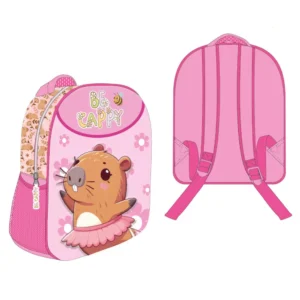 Capybara tas Dancing 3D 30 x 26 x 10 cm - Roze - 30 x 26 x 10 cm - Polyester