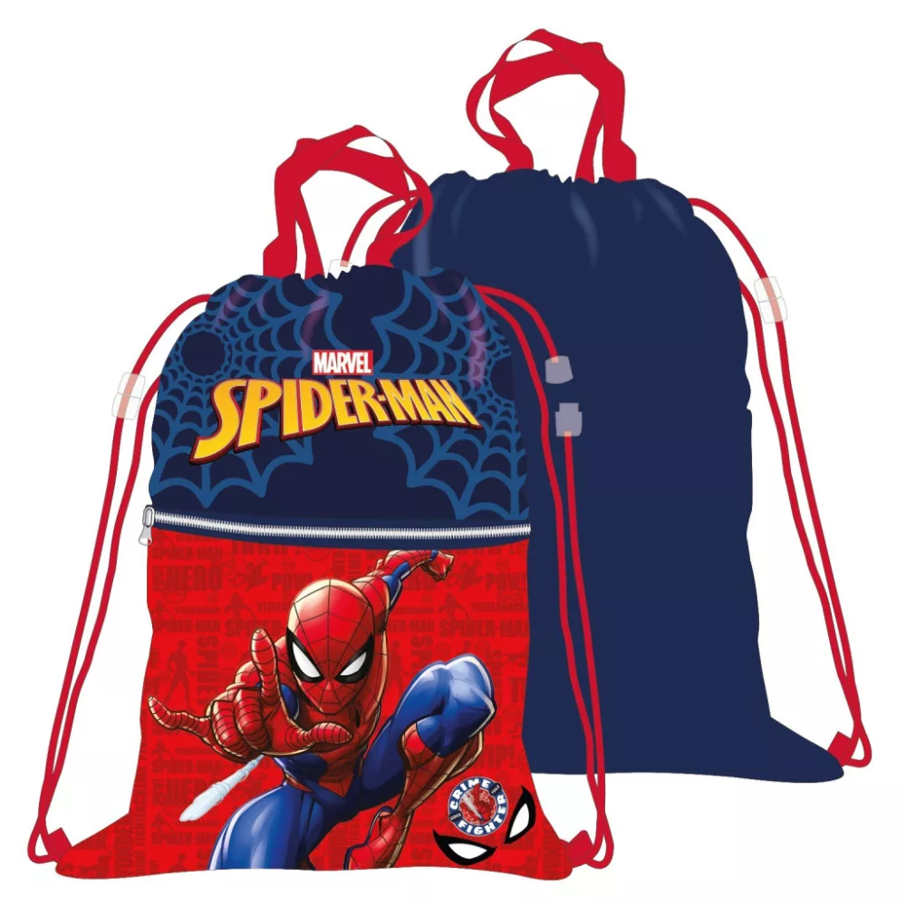 Spiderman tas Crime Fighter Deluxe 45 x 35 cm - Blauw - 45 x 35 cm - Polyester