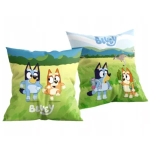 Bluey sierkussen Sunny Day velvet 38 cm - Groen - 38 cm - Polyester