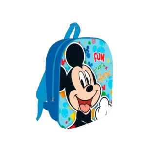 Disney Mickey Mouse tas Fun Starts 3D 30 x 26 x 10 cm - Blauw - 30 x 26 x 10 cm - Polyester