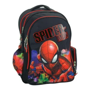 Spiderman tas Global school 42 cm - Zwart - 42 cm - Polyester