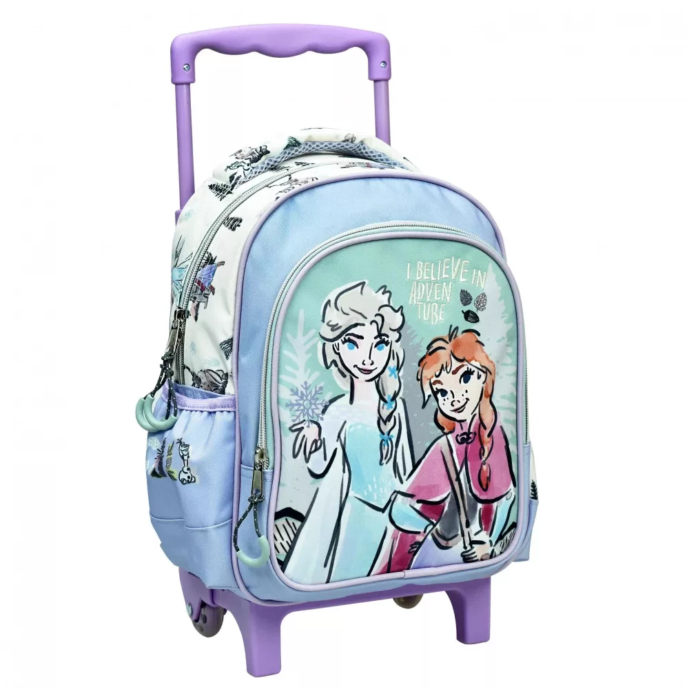 Disney Frozen tas - Paars - 30 x 25 x 15 cm - Polyester