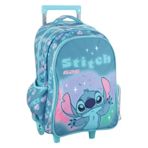 Lilo en Stitch tas - Blauw - 46 x 35 x 20 cm - Polyester