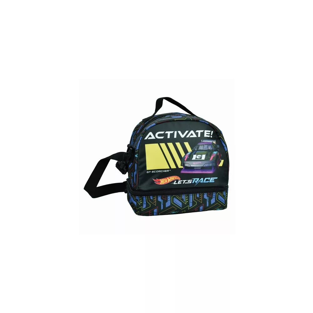 Hot Wheels tas Activate Thermal lunch 20 x 15 x 21 - Zwart - 20 x 15 x 21 cm - Polyester