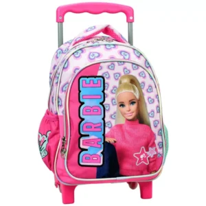 Barbie tas - Roze - 30 x 25 x 15 cm - Polyester - foto 1
