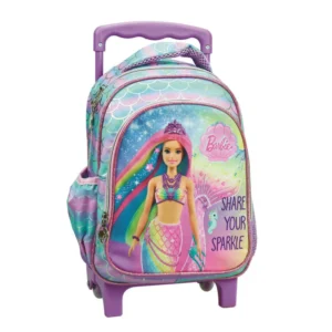 Barbie tas - Roze - 30 x 25 x 15 cm - Polyester