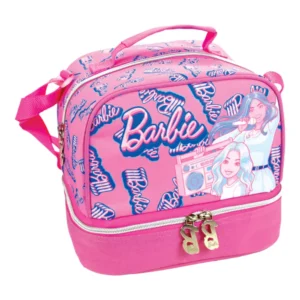 Barbie tas Music thermal lunch 20 x 15 x 21 cm - Roze - 20 x 15 x 21 cm - Polyester