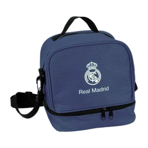 Real Madrid tas Blue thermo lunch 20 x 15 x 21 cm - Blauw - 20 x 15 x 21 cm - Polyester