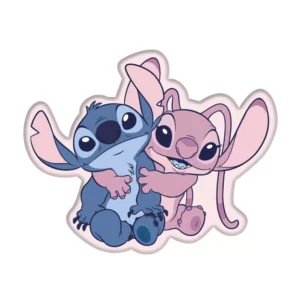 Lilo en Stitch sierkussen Hug shaped 35 x 30 cm - Roze - 35 x 30 cm - Polyester