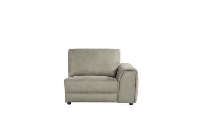 LABEL51 Bank Tivoli - Taupe - Micro Suede - 1,5-Zits Rechts