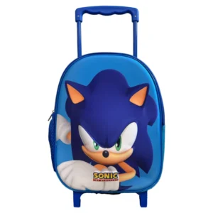 Sonic tas - Blauw - 32 x 26 x 11 cm - Polyester