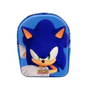Sonic tas Modern 3D 30 x 24 x 8 cm - Blauw - 30 x 24 x 8 cm - Polyester