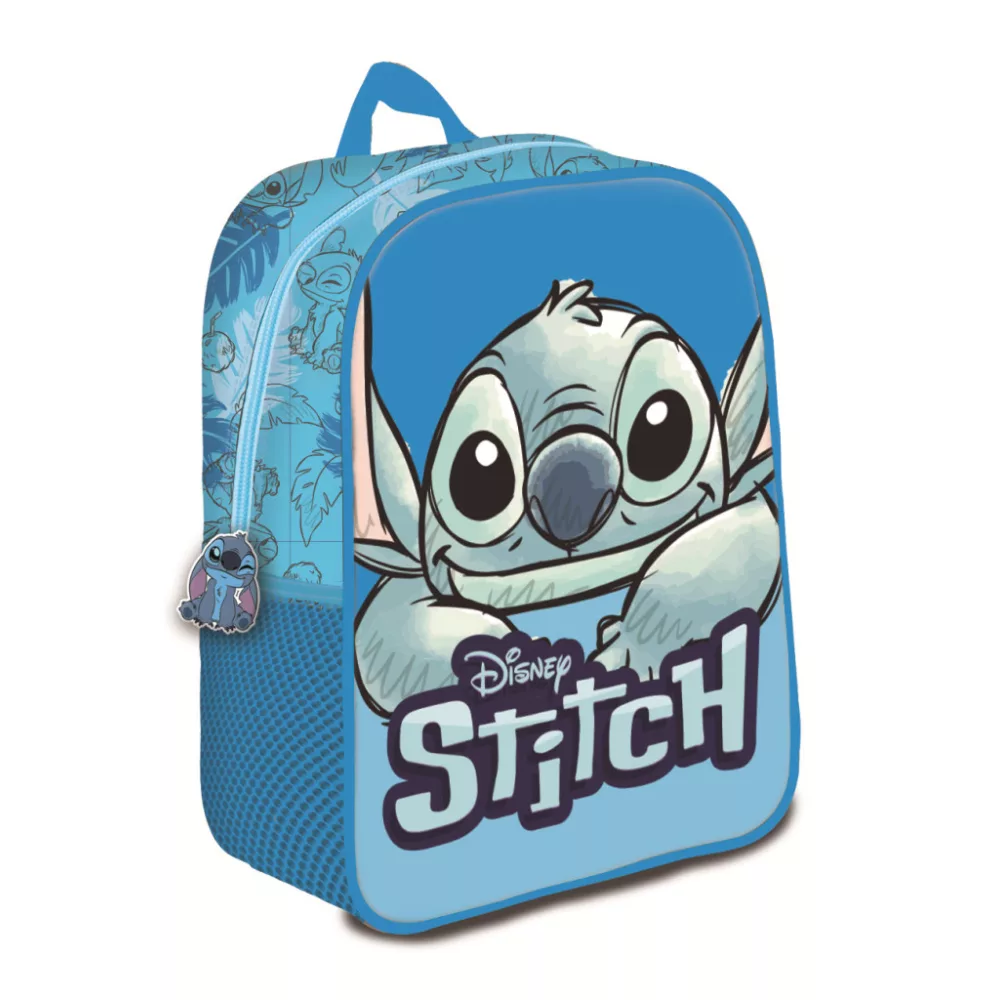 Lilo en Stitch tas Smile 3D 30 x 24 x 8 cm - Blauw - 30 x 24 x 8 cm - Polyester
