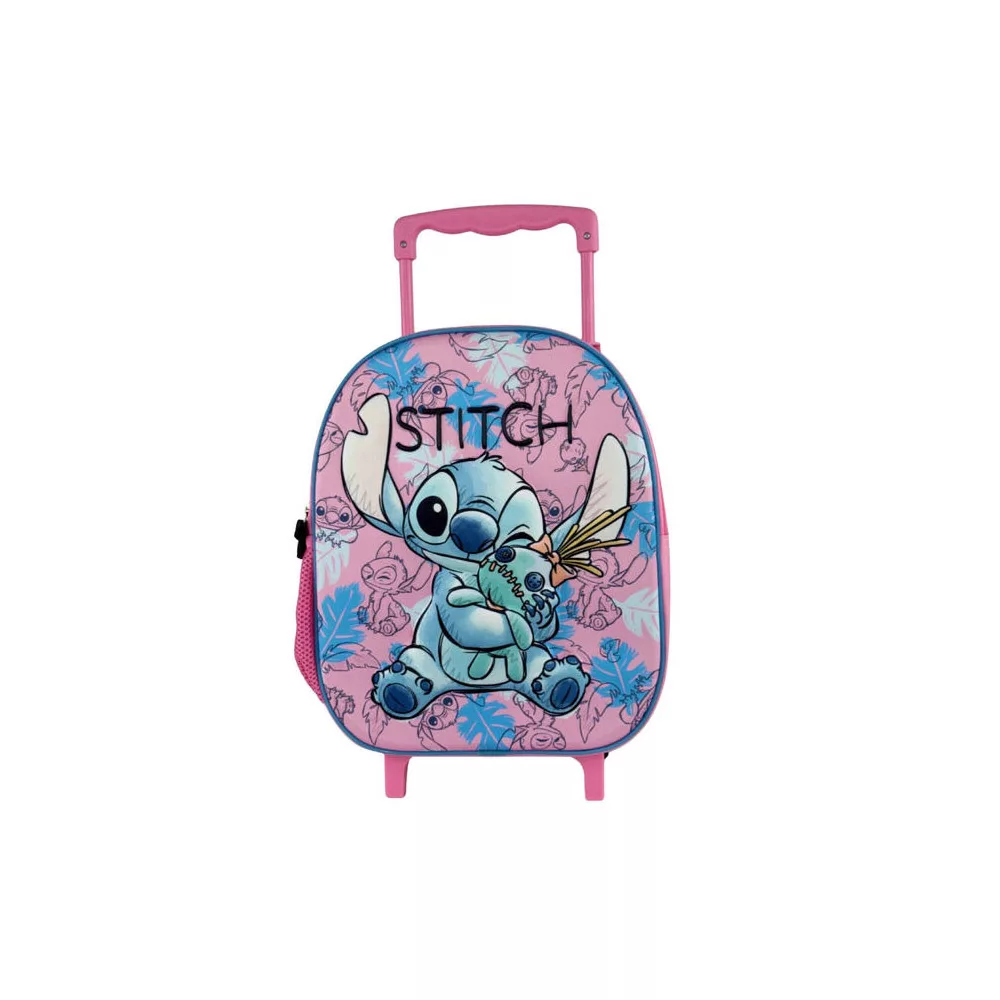 Lilo en Stitch tas - Roze - 32 x 26 x 11 cm - Polyester - foto 1