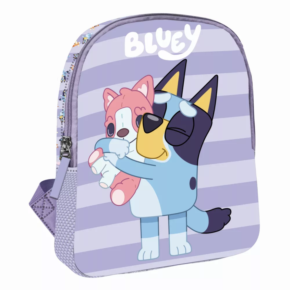 Bluey tas Puppy 30 x 24 x 8 cm - Paars - 30 x 24 x 8 cm - Polyester