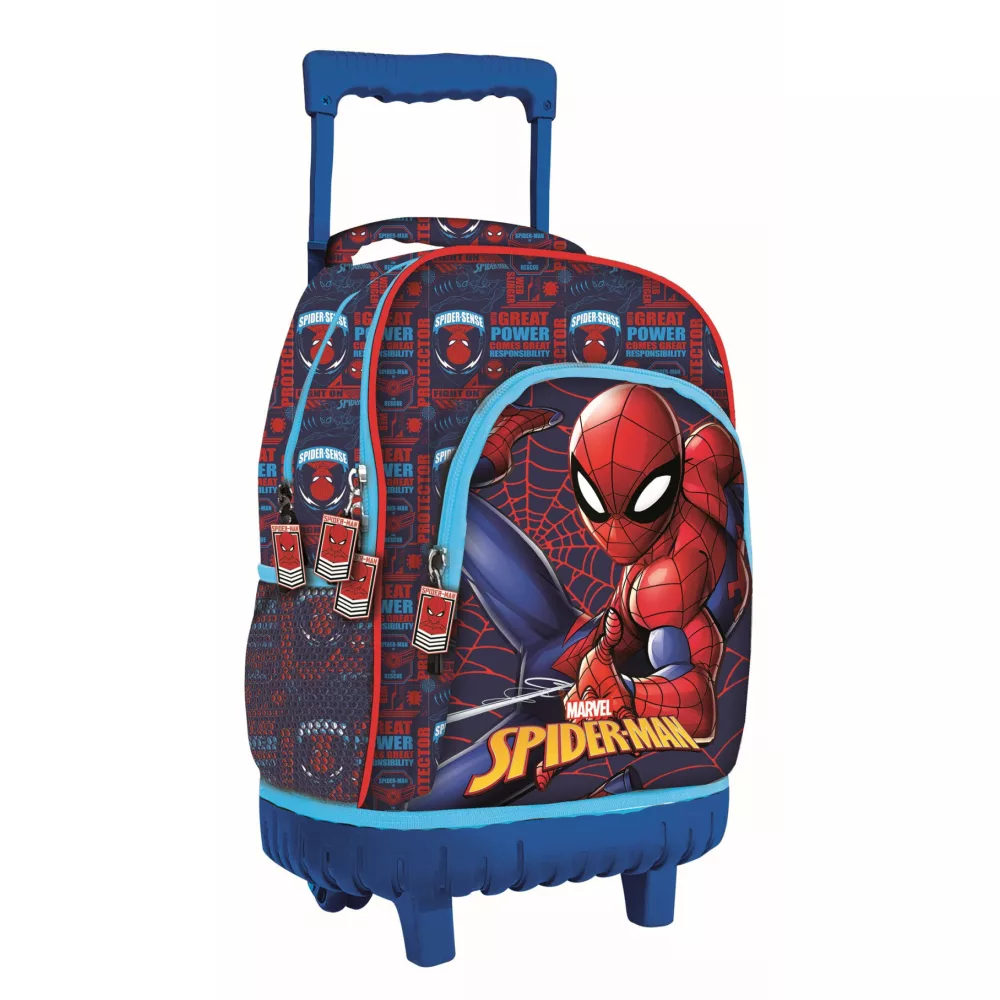 Spiderman tas - Blauw - 44 x 33 x 22 cm - Polyester